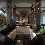 commercial painters paint a mall in toronto