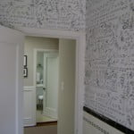 painters toronto image sample of wallpapered bathroom
