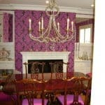 painters toronto image sample wallpapered dining room