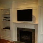 painters toronto painted fireplace