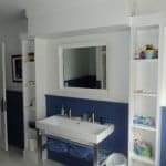 painters toronto image blue wainscoting