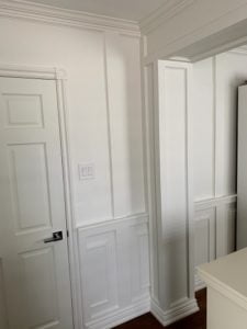 walls and trim painted same colour with benjamin moore aura eggshell